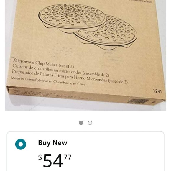 NIB Pampered Chef Microwave Chip Maker - Picture 6 of 6